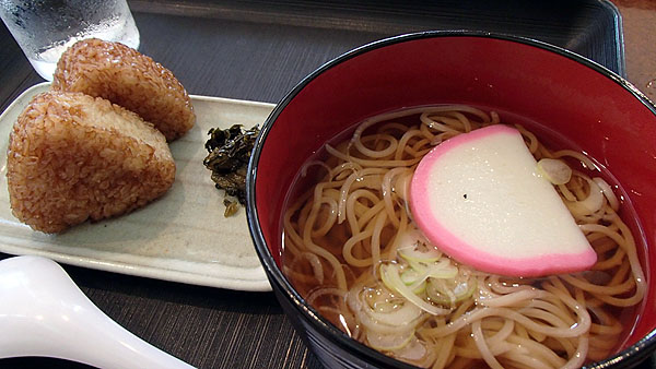 お蕎麦と焼きおにぎり